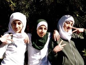 High school students of Islamic faith