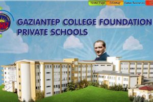 Gaziantep College Foundation Private Schools website banner