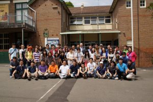 Korean student teachers at Homebush Public School - group photo