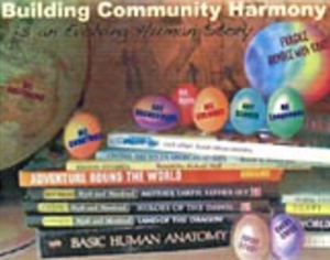 Pile of books with eggs on top