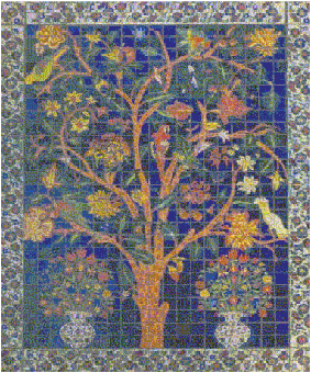 Mosaic multicultural Tree Artwork