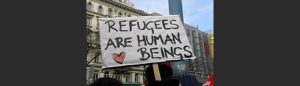 Refugees are human beings