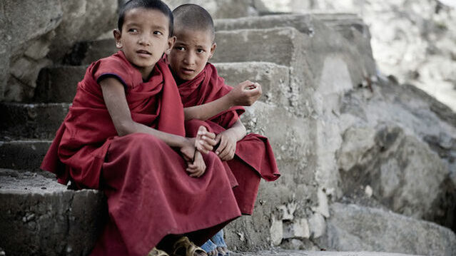 Young monks